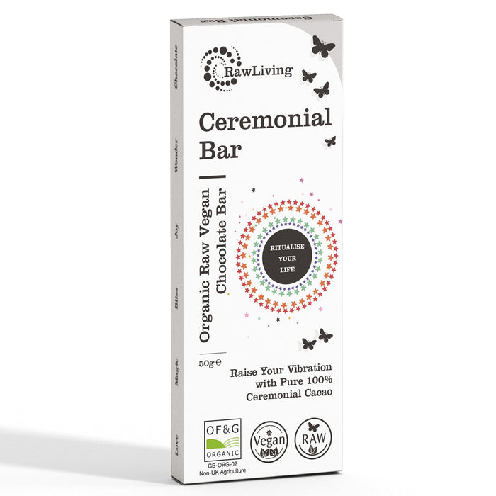 Ceremonial Organic Raw Chocolate Bar (50g)