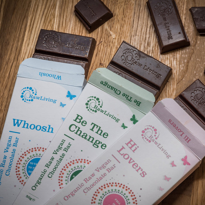 Be the Change Raw Chocolate Bar with Reishi and Klamath Lake Algae (50g)