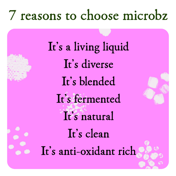 its a living liquid, its diverse, its blended, its fermented, its natural, its clean, its anti-oxidant rich, its probiotics for your liver