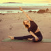 Eco-friendly Jute Yoga Mat - Complete Unity Yoga - Scotland UK Outside Beach  #colour_space-black