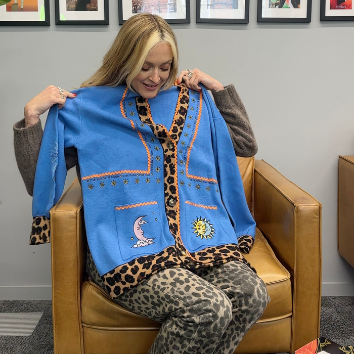 Festival Exclusive- Blue Happy Place Martha Cardigan