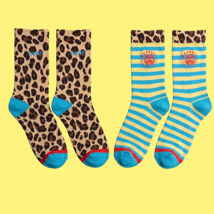 Happy Place Socks (Pack Of 2)