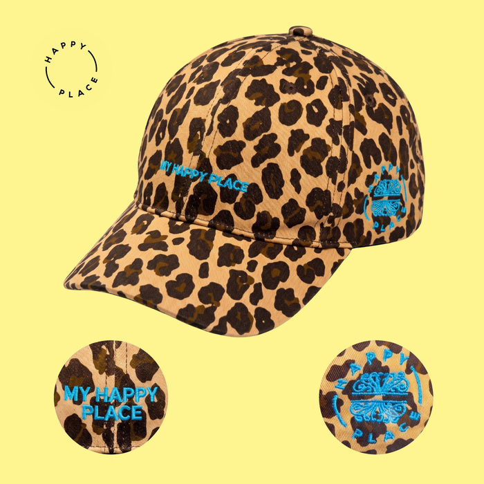 Leopard Happy Place Cap
