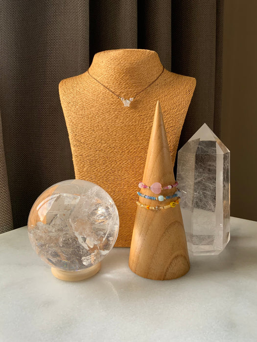 CALM Adjustable Bracelet With Aquamarine