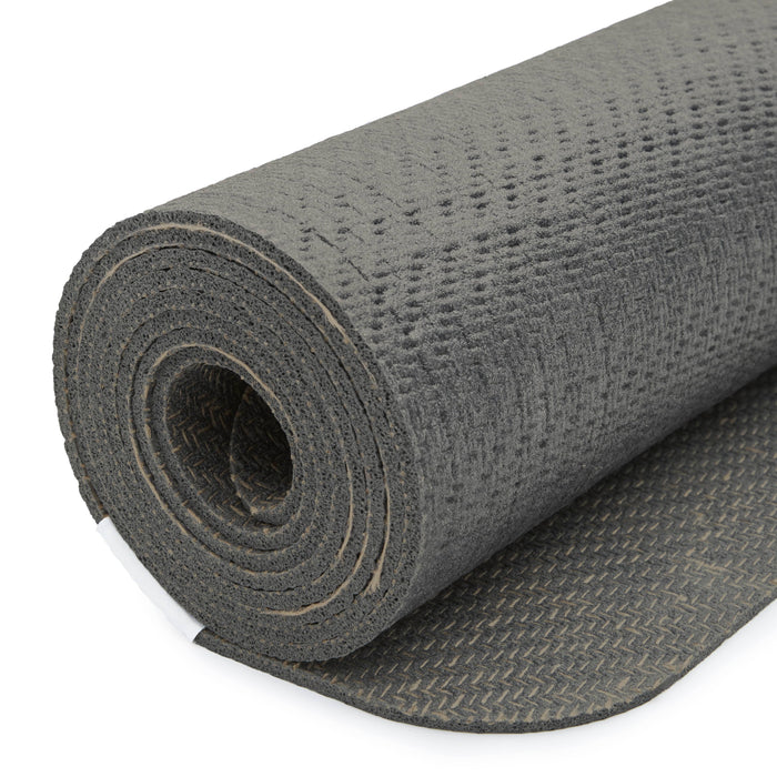 CompleteGrip™ Eco Yoga Mat - Complete Unity Yoga - Space Black close up side grip texture #colour_space-black