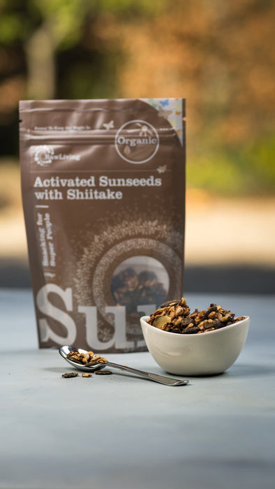 Activated Sunseeds with Shiitake - Organic (33g, 100g, 250g, 500g, 5kg)